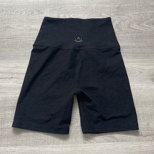 Prana black biker shorts
